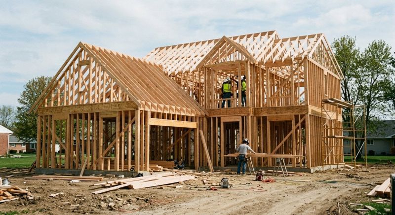 Home Addition Framing in Kansas City, KS