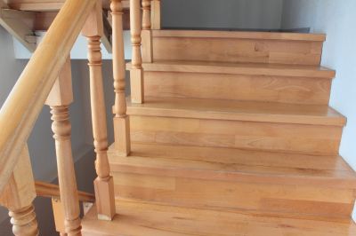 Oak Stairs Installation in Wilmington, NC