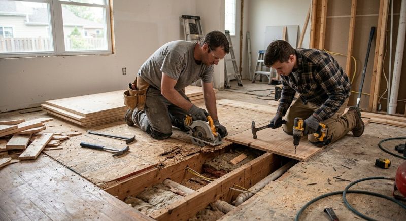 Subfloor Repair in Kansas City, KS