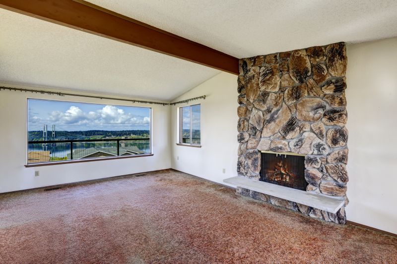 Finished Wood Beam Ceiling